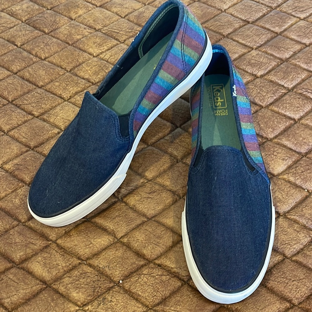 Keds denim loafers